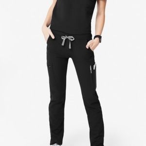 Figs Yola Skinny Scrub Pants Black XS/T